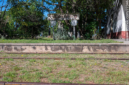 Antigua estación de trenes Capurro (2022) - Departamento de San José - URUGUAY. Foto No. 77346