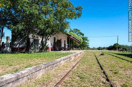 Antigua estación de trenes Capurro (2022) - Departamento de San José - URUGUAY. Foto No. 77350
