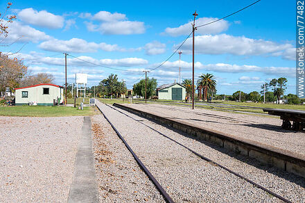 Mal Abrigo train station. Platforms and tracks - San José - URUGUAY. Photo #77482