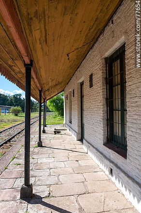 Estación de trenes Olmos - Departamento de Canelones - URUGUAY. Foto No. 77654