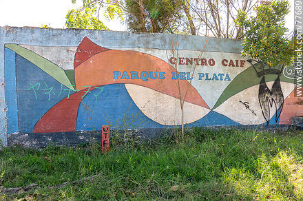 Antigua instalacion de un CAIF en la ex estación de trenes de Parque del Plata - Departamento de Canelones - URUGUAY. Foto No. 77689