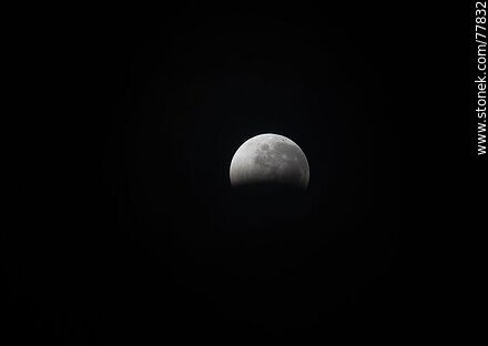 Etapa final del eclipse lunar del 16 de mayo de 2022 -  - IMÁGENES VARIAS. Foto No. 77832