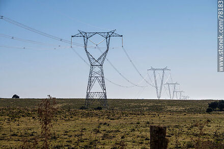 High voltage towers of different designs -  - MORE IMAGES. Photo #78183