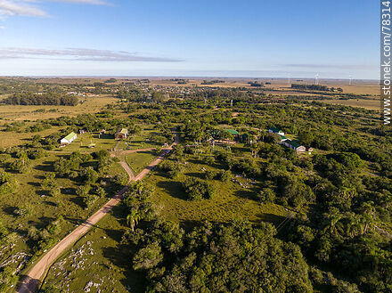 Aerial view of the San Miguel Fort Museum - Department of Rocha - URUGUAY. Photo #78314