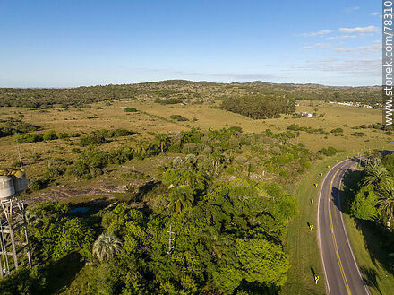 Aerial view of Route 19 - Department of Rocha - URUGUAY. Photo #78310