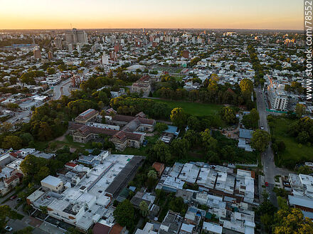 Vista aérea del predio donde estaba ubicada la Facultad de Veterinaria (2022) - Departamento de Montevideo - URUGUAY. Foto No. 78552