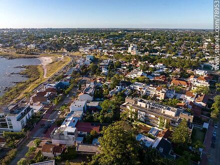 Aerial photo of Punta Gorda next to Virgilio Square - Department of Montevideo - URUGUAY. Photo #78953
