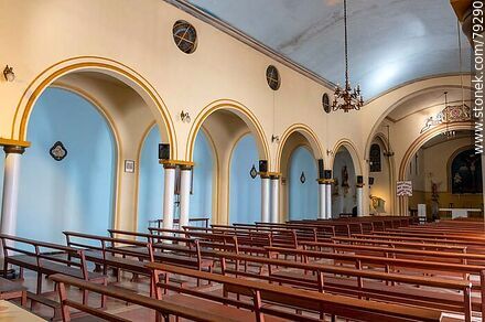 Interior of Our Lady of Dolores Parish Church - Department of Maldonado - URUGUAY. Photo #79290