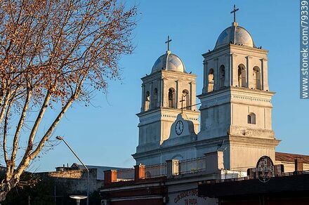 Towers of the San Carlos de Borromeo church - Department of Maldonado - URUGUAY. Photo #79339