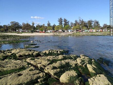 Zabala Beach from the rocks - Department of Montevideo - URUGUAY. Photo #79765