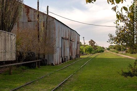 Risso train station turned into a library. AFE shed - Soriano - URUGUAY. Photo #80661