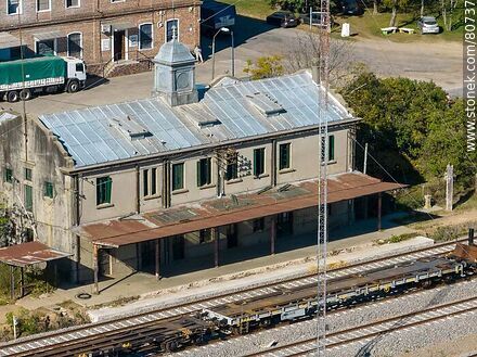 Aerial view of the Florida train station. May 2023 - Department of Florida - URUGUAY. Photo #80737