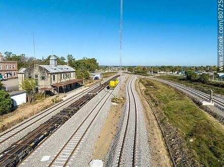 Aerial view of the Florida train station. May 2023 - Department of Florida - URUGUAY. Photo #80725