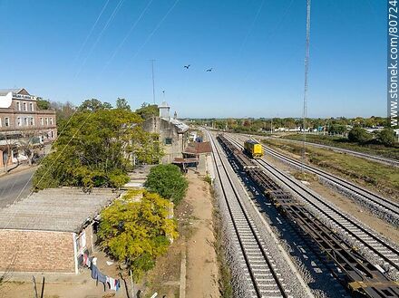 Aerial view of the Florida train station. May 2023 - Department of Florida - URUGUAY. Photo #80724