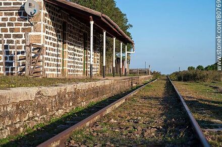 Estación Francia de ferrocarril - Departamento de Río Negro - URUGUAY. Foto No. 80769