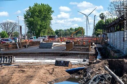 Central Railway construction work. October 2022 - Department of Canelones - URUGUAY. Photo #81033