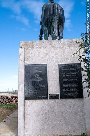 Tributes to Aparicio Saravia for the battle of Masoller - Department of Rivera - URUGUAY. Photo #81070