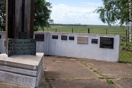 Tributes to Aparicio Saravia for the battle of Masoller - Department of Rivera - URUGUAY. Photo #81067