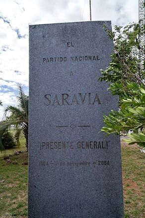 Tributes to Aparicio Saravia for the battle of Masoller - Department of Rivera - URUGUAY. Photo #81063