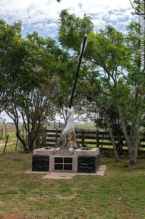 Tributes to Aparicio Saravia for the battle of Masoller - Department of Rivera - URUGUAY. Photo #81060