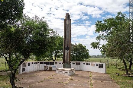 Tributes to Aparicio Saravia for the battle of Masoller - Department of Rivera - URUGUAY. Photo #81057