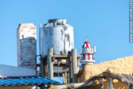 The lighthouse between tanks and chimneys - Department of Rocha - URUGUAY. Photo #81265