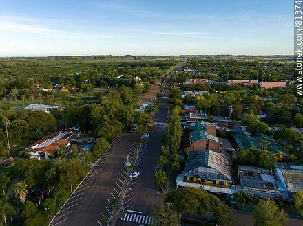 Aerial view of Termas del Daymán. Hotels and cabins - Department of Salto - URUGUAY. Photo #81374