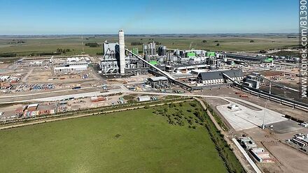 Aerial view of the pulp mill - Durazno - URUGUAY. Photo #81390