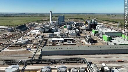 Aerial view of the pulp mill - Durazno - URUGUAY. Photo #81384