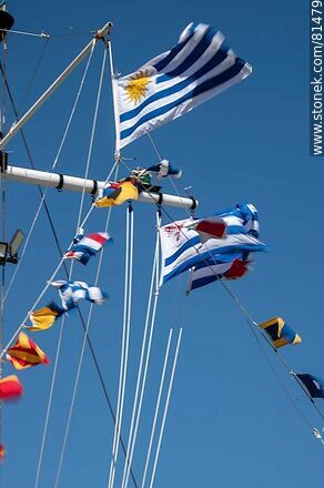 Uruguayan and nautical flags -  - MORE IMAGES. Photo #81479