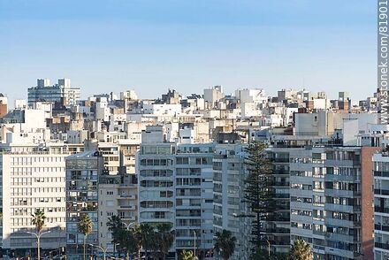 Buildings in Pocitos - Department of Montevideo - URUGUAY. Photo #81901