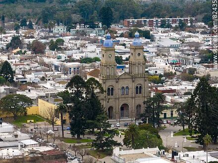 Aerial view of the Florida Cathedral - Department of Florida - URUGUAY. Photo #82435