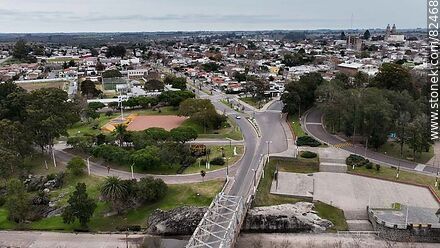 Aerial view of the entrance to Florida - Department of Florida - URUGUAY. Photo #82468