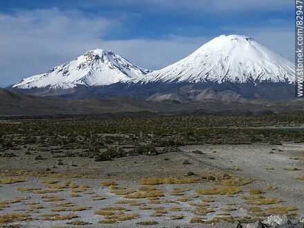Montañas de la cordillera de los Andes. Nieves eternas - Chile - Otros AMÉRICA del SUR. Foto No. 82947