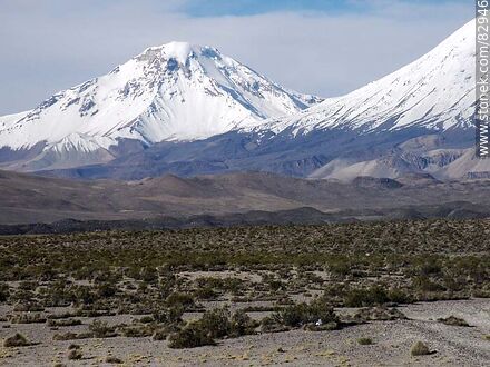 Montañas de la cordillera de los Andes. Nieves eternas - Chile - Otros AMÉRICA del SUR. Foto No. 82946