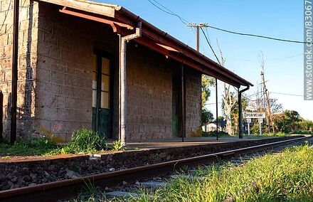 Estación de ferrocarril Porvenir - Departamento de Paysandú - URUGUAY. Foto No. 83067