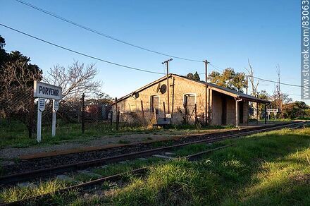 Estación de ferrocarril Porvenir - Departamento de Paysandú - URUGUAY. Foto No. 83063