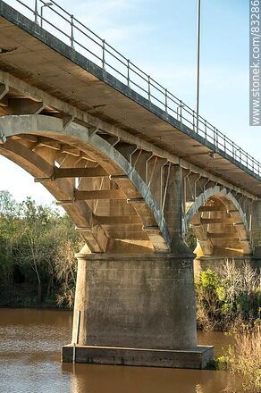 Puente de la ruta 3 sobre el río San José en la Picada Varela - Departamento de San José - URUGUAY. Foto No. 83286