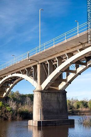 Puente de la ruta 3 sobre el río San José en la Picada Varela - Departamento de San José - URUGUAY. Foto No. 83285