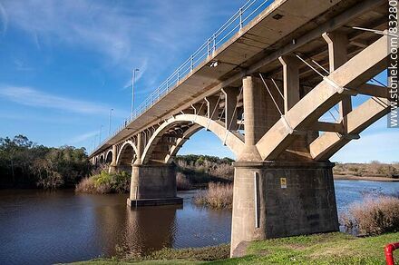 Puente de la ruta 3 sobre el río San José en la Picada Varela - Departamento de San José - URUGUAY. Foto No. 83280