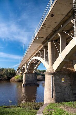 Puente de la ruta 3 sobre el río San José en la Picada Varela - Departamento de San José - URUGUAY. Foto No. 83279