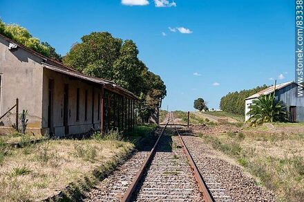 Estación de trenes Piñera - Departamento de Paysandú - URUGUAY. Foto No. 83338