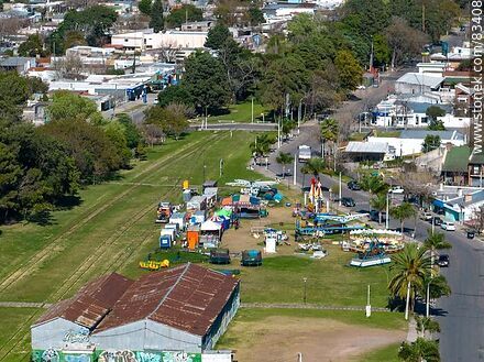 Aerial view of an amusement park in Young - Rio Negro - URUGUAY. Photo #83408