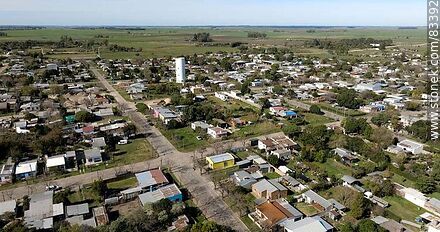 Vista aérea de Young - Departamento de Río Negro - URUGUAY. Foto No. 83392