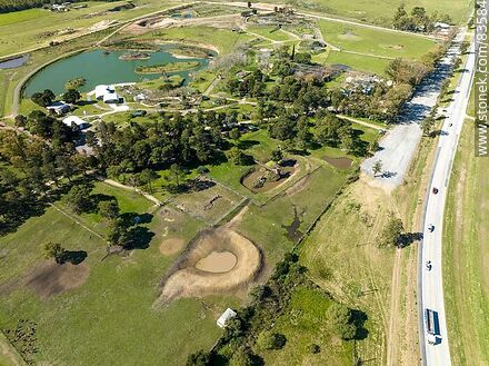 Aerial view of the Tálice Ecopark. Route 3 - Flores - URUGUAY. Photo #83584