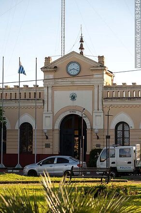 Front of Artigas Police Headquarters - Artigas - URUGUAY. Photo #83646