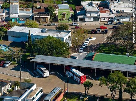 Aerial view of Artigas bus terminal. - Artigas - URUGUAY. Photo #83656