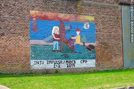 Mural de INJU - Departamento de Río Negro - URUGUAY. Foto No. 84079