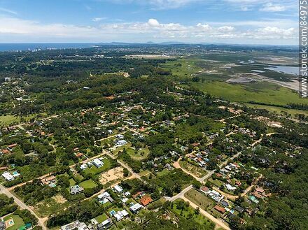 Vista aérea de El Placer - Punta del Este y balnearios cercanos - URUGUAY. Foto No. 84975
