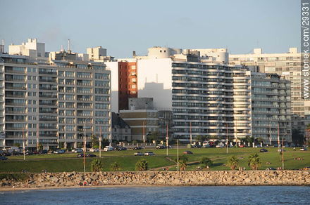 Pocitos beach - Department of Montevideo - URUGUAY. Photo #29331
